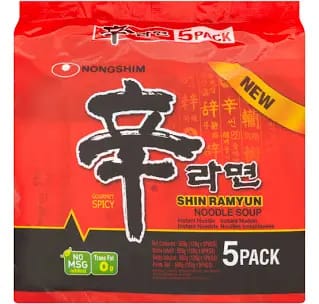 Nongshim Shin Ramyun 5×120g