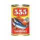 555 Sardines in Hot Tomato Sauce 155g