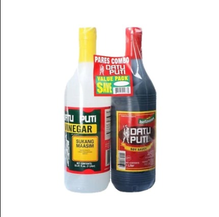 Datu puti Vinegar and Soy Sauce (Value pack) 1L×2