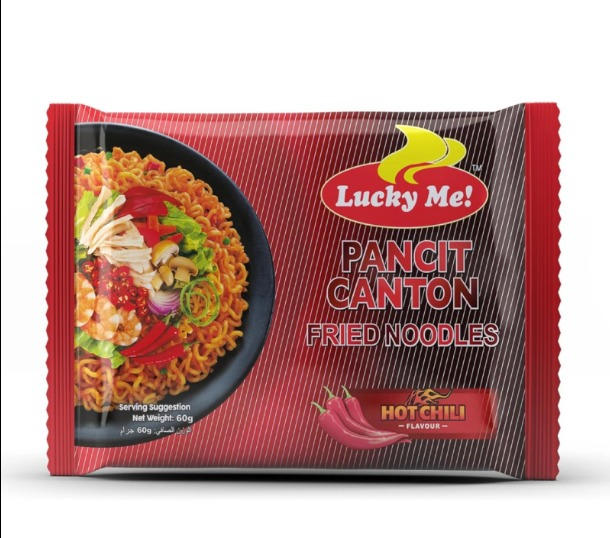 Lucky Me Hot Chili Flavour Instant Pancit Canton 60g