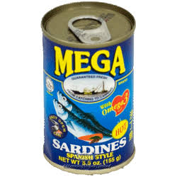Mega Sardines Spanish Style Easy Open Can 155g