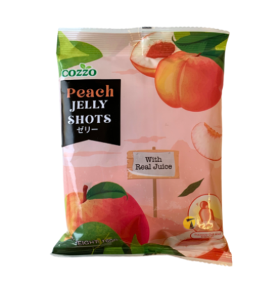 Cozzo Jelly Shots Peach Flavour 160g