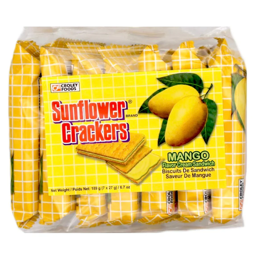 SUNFLOWER CERACKERS MANGO FLAVOUR 189g