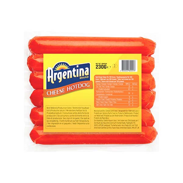 Argentina Cheese Hotdog 230g