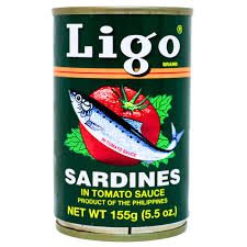 Ligo Sardines In Tomato Sauce 155g