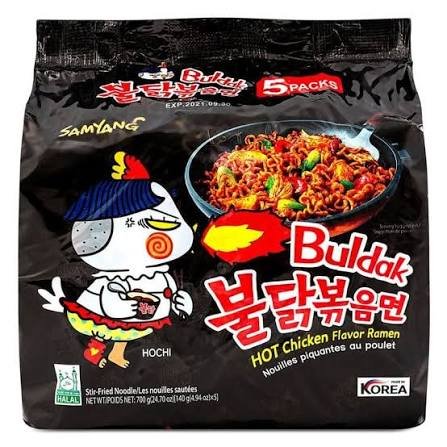 Samyang Buldak Hot Chicken Flavour Ramen 5 Pack