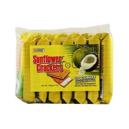 Sunflower Crackers Coconut Flavour 189g